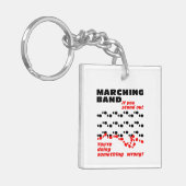 Porte-clés Bande de marquage se détachent (Devant gauche)