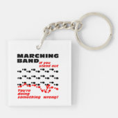 Porte-clés Bande de marquage se détachent (Dos)