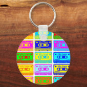 Porte-clés Bande de mélange psychédélique (Recto)