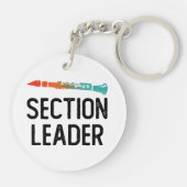 Porte-clés Bande de repérage des chefs de section Clarinet (Dos)