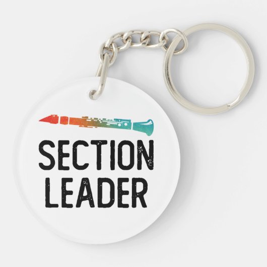 Porte-clés Bande de repérage des chefs de section Clarinet (Dos)
