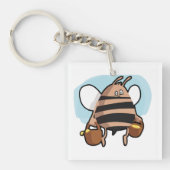 Porte-clés Bande dessinée d'abeille (Devant)