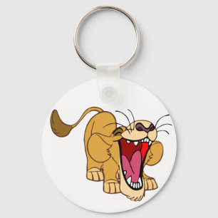 Porte-clés Bande dessinée de petit animal de lion