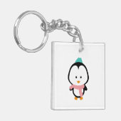 Porte-clés Bande dessinée mignonne de pingouin (Devant gauche)