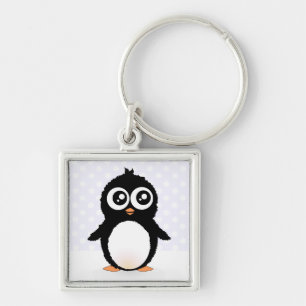 Porte-clés Bande dessinée mignonne de pingouin