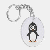 Porte-clés Bande dessinée mignonne de pingouin (Devant gauche)