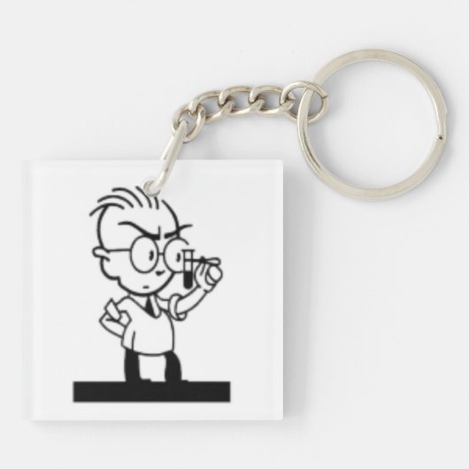 Porte-clés bande dessinée vintage (Dos)