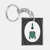 Porte-clés Bande - vert de fanfare (Devant gauche)