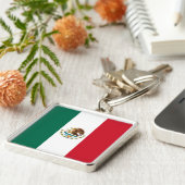 Porte-clés Bandera de Mexico Drapeau national Mexicanos (Côté)