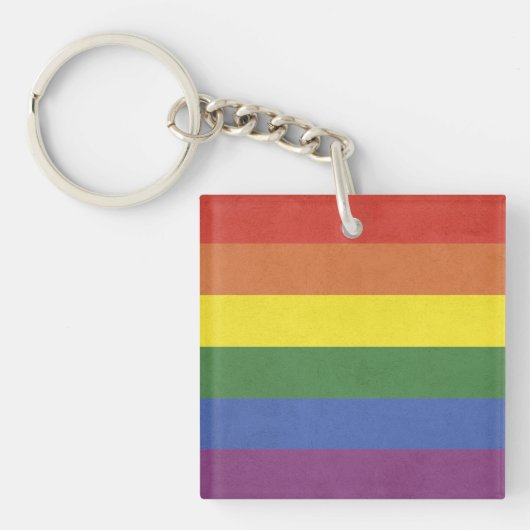 Porte-clés Bandes arc-en-ciel (Devant)