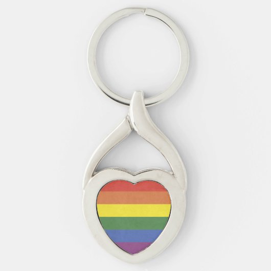 Porte-clés Bandes arc-en-ciel (Devant)