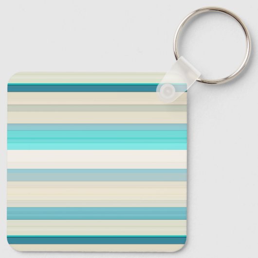 Porte-clés Bandes blanches d'aqua mignonnes (Dos)