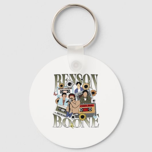 Porte-clés Bandes Cassette Benson Boone (Recto)