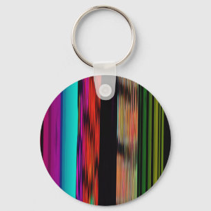 Porte-clés Bandes colorées 717 Art Abstrait