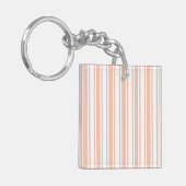 Porte-clés Bandes de bonbons blanches et de bracelets (Devant gauche)