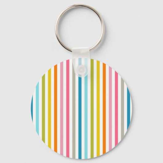 Porte-clés Bandes de bonbons colorées (Recto)
