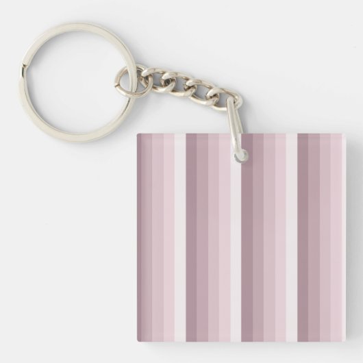 Porte-clés Bandes d'ombre à quartz rose (Devant)