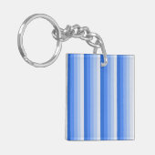 Porte-clés Bandes d'ombre bleues (Devant gauche)