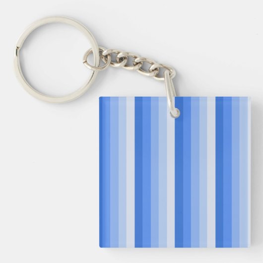 Porte-clés Bandes d'ombre bleues (Devant)