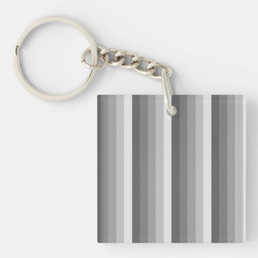 Porte-clés Bandes d'ombre grises (Devant)