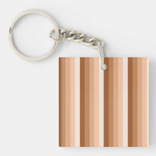 Porte-clés Bandes d'ombre orange brûlées
