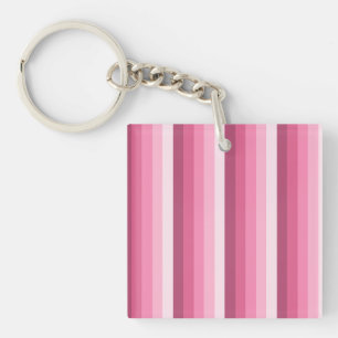 Porte-clés Bandes d'ombre rose