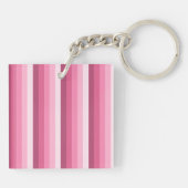 Porte-clés Bandes d'ombre rose (Dos)