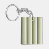 Porte-clés Bandes d'ombre vert olive (Devant gauche)