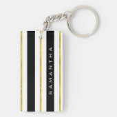 Porte-clés Bandes d'or et de noir (Dos)