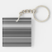 Porte-clés Bandes gris monogramme (Dos)