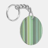 Porte-clés Bandes horizontales vert olive (Devant gauche)