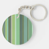 Porte-clés Bandes horizontales vert olive (Dos)