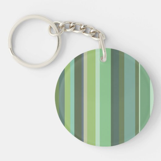 Porte-clés Bandes horizontales vert olive (Devant)