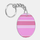 Porte-clés Bandes roses (Devant gauche)