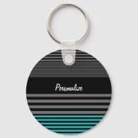 Bandes Turquoises Preppy et fraîches avec nom