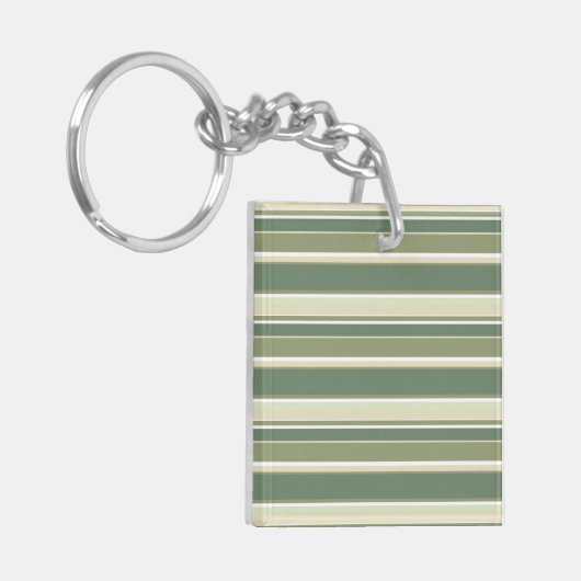 Porte-clés Bandes vert olive (Devant gauche)