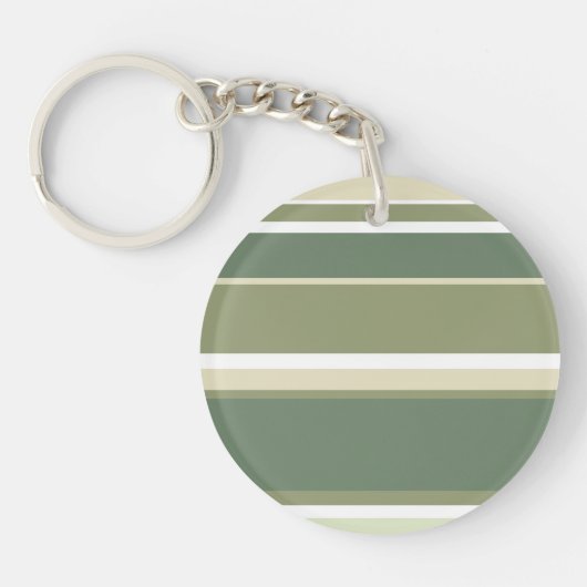 Porte-clés Bandes vert olive (Devant)