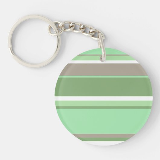Porte-clés Bandes vert pâle (Devant)