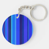 Porte-clés Bandes verticales bleues (Dos)