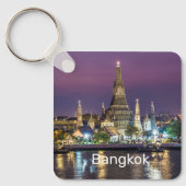 Porte-clés Bangkok Wat Arun Sunset BKK Thaïlande Souvenir (Recto)