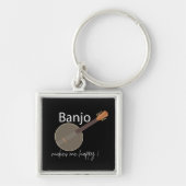 Porte-clés Banjo Me Rend Heureux (Devant)