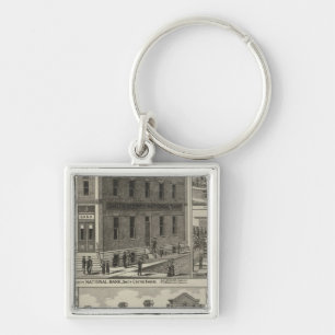 Porte-clés Banques, Résidence, Hull House, Smith Center, Kan