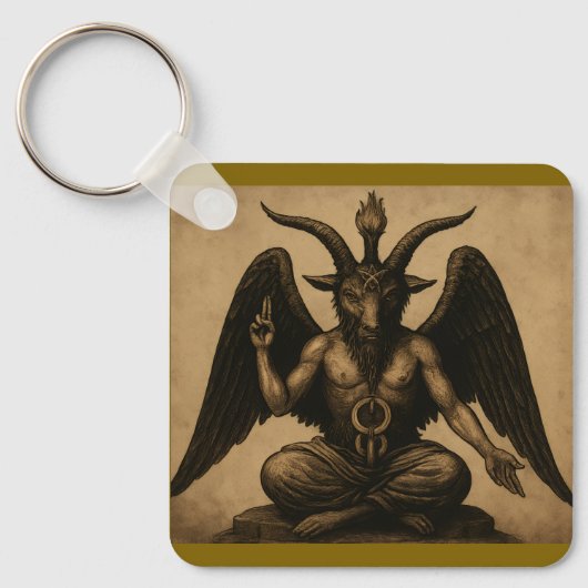 Porte-clés Baphomet (Recto)