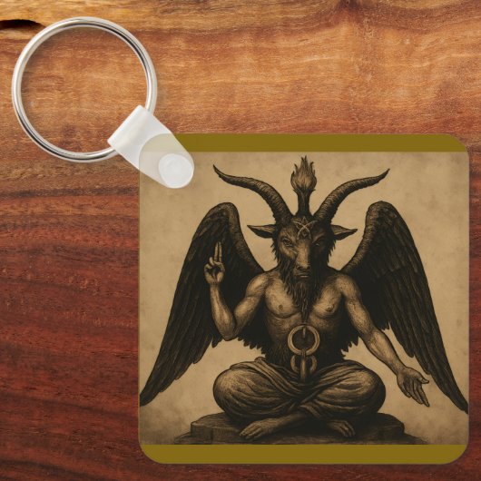 Porte-clés Baphomet (Recto)