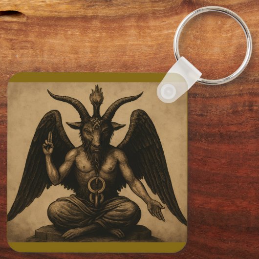 Porte-clés Baphomet (Verso)