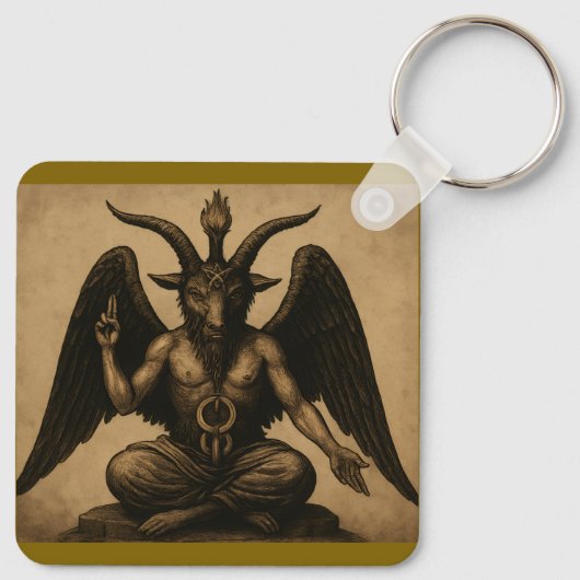 Porte-clés Baphomet (Dos)
