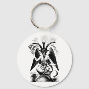 Porte-clés Baphomet (noir)