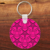 Porte-clés baphomet rose (Recto)