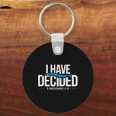 Porte-clés Baptême J'Ai Décidé Baptisé _1 (Recto)