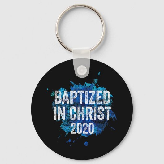 Porte-clés Baptisé dans Christ 2020 Baptême Eglise chrétienne (Recto)